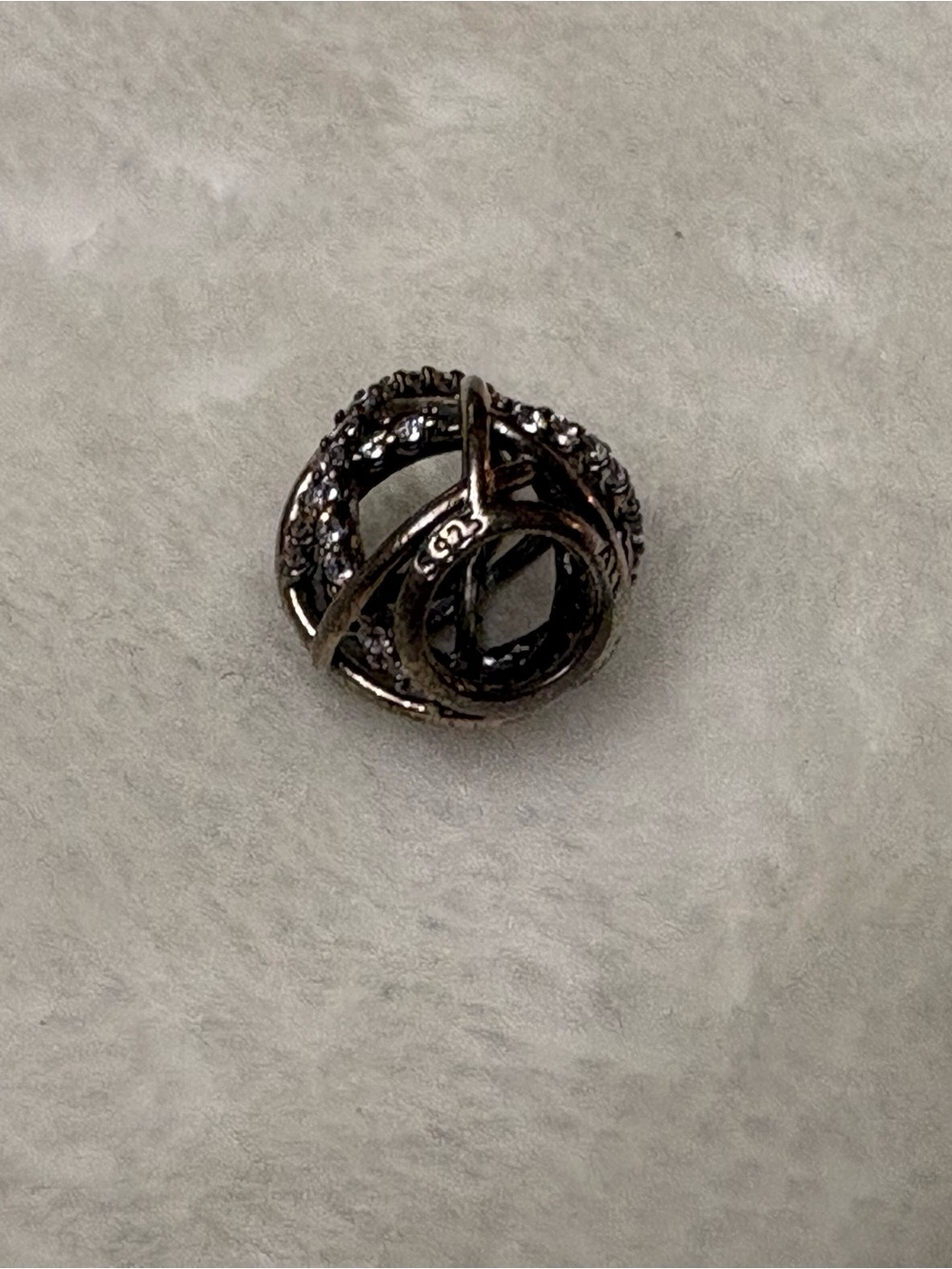 Authentic Pandora Galaxy Openwork Charm 791388CZ Retired Sterling Silver CZ Rare - Picture 8 of 11